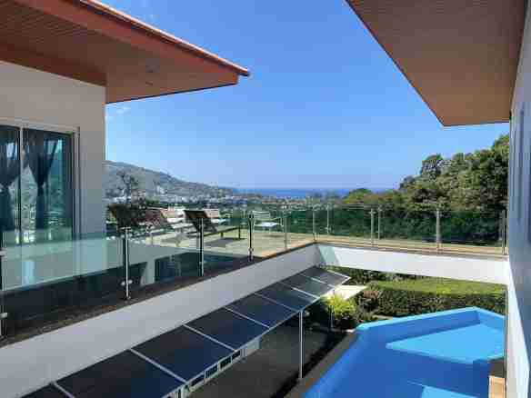 Private Luxury Pool Villa with Sea View in Kamala, Phuket Thailand – For Rent